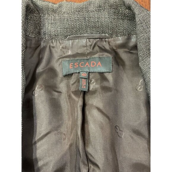 ESCADA Women Tailored Hourglass Blazer Brown Size 40 US M - Picture 5 of 6